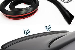 SPOILER Posteriore Alettone Tetto Per MASERATI Ner