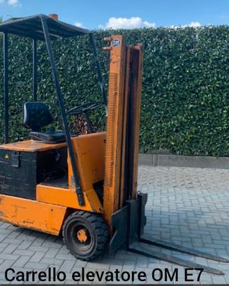 Carrello elevatore OM E7 BATTERIA NUOVA 