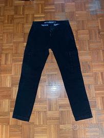 Pantalone cargo nero