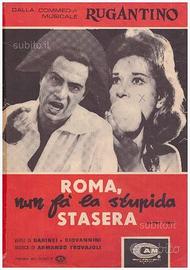 Spartito di Roma, nun fà la stupida stasera