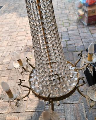 Lampadario di cristallo boemia