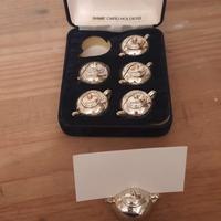 6 segnaposto silver plated Fortnum&Mason London
