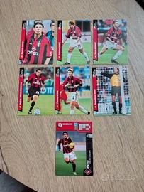 Lotto card Milan 6 pianeta calcio Pato Calciatori