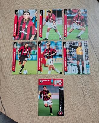 Lotto card Milan 6 pianeta calcio Pato Calciatori