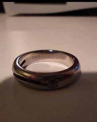 Gioiello Anello Morellato Fascia in Acciaio