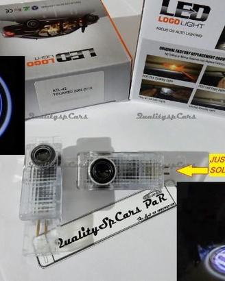 Coppia PROIETTORI LED LOGO VOLKSWAGEN TOUAREG 7L
