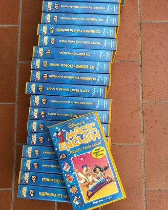 Videocassette in inglese