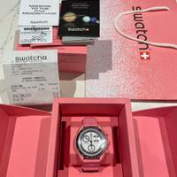 Omega Moonswatch mission to the pink nuovo