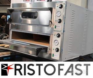 Forno pizza elettrico 4+4 nuovo a prezzo usato