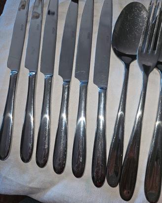 18 posate inox Abert