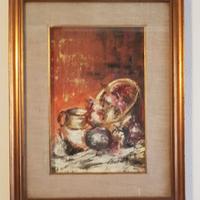 Quadro. Anfore con cipolle