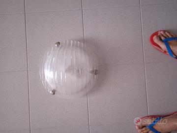 plafoniera in vetro 