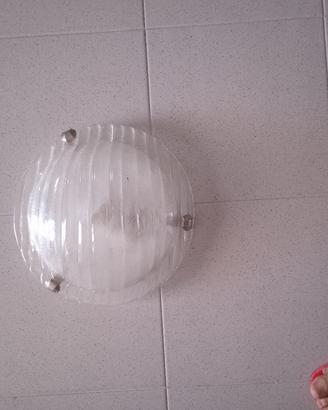 plafoniera in vetro 