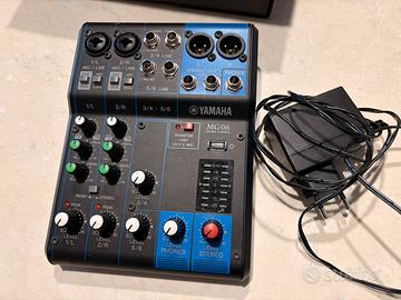 Yamaha MG06 Mixer Audio 6 Canali