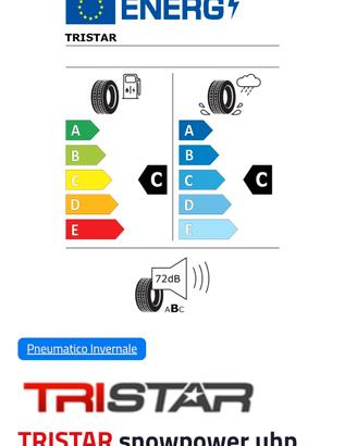 Gomme Invernali TRISTARsnowpower uhp
225/55 R19