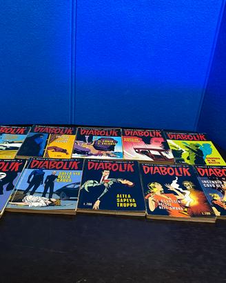 DIABOLIK INEDITO ANNI VARI 10 numeri
