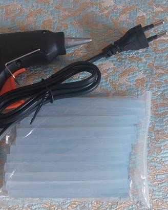 pistola colla a caldo con 30 stick