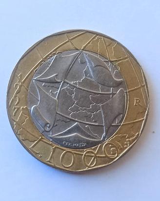 Moneta da 1000 mille Lire anno 1997