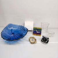 Oggetti vintage Murano Orologio Vassoio Vaso