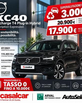 Volvo XC40 Recharge T4 Plug-in Hybrid auto Re...