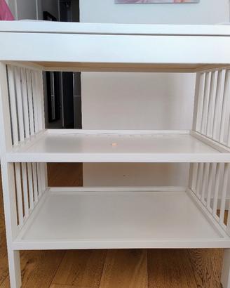 fasciatoio Ikea Gulliver con materasso e fodera 