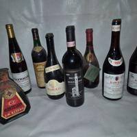 BLOCCO BOTTIGLIE DI VINO VINTAGE DA COLLEZIONE