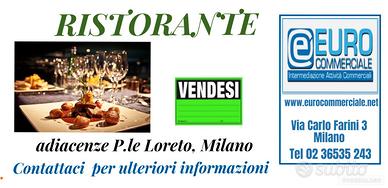 28/25 RISTORANTE, mq 120 con 70 posti, zona Loreto