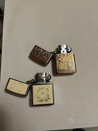 Accendini Zippo (quello a sx originale Zippo)