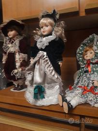 Bambole in porcellana vintage.