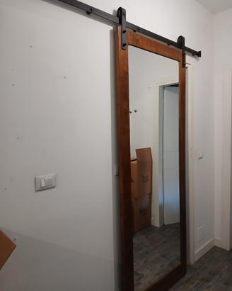 Porta artigianale in legno di ciliegio 