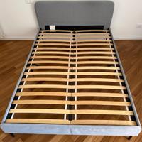 Letto SLATTUM + Materasso MAURANGER (140x200)