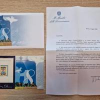 francobollo 18 anni 2006 azzurro