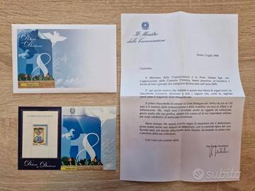 francobollo 18 anni 2006 azzurro