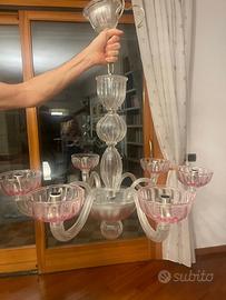 lampadario originale vetro Murrina