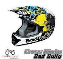 casco moto croos bambino