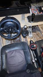 bundle postazione SIM racing thrustmaster 