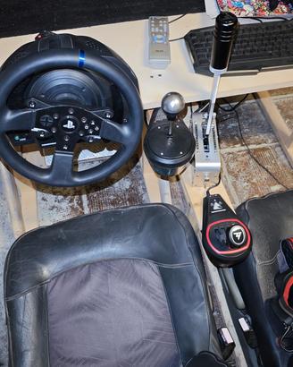 bundle postazione SIM racing thrustmaster 