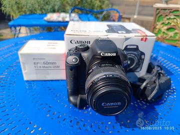 Canon EOS 550 D + 60 macro + motore