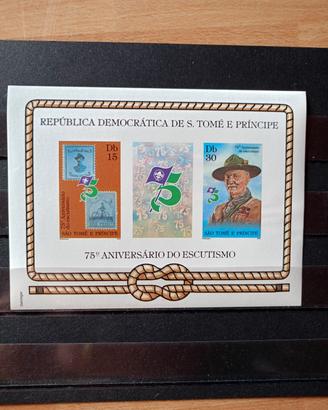 Francobolli Sao Tome' e Principe 1982 fogli. mnh