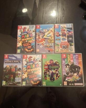 giochi Nintendo switch assortiti
