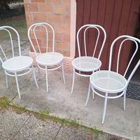 sedie tonde seduta metallo perfette