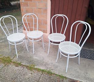 sedie tonde seduta metallo perfette