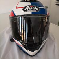 Casco Airoh st. 501 frost Blue/Red gloss tg. S