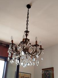 Lampadario cristallo 