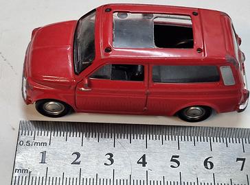 Modellino Fiat 500 Giardiniera 1:43 Rosso -Vintage