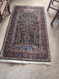 Set 3 tappeti persiani Kirman 