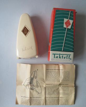 Metronomo Vintage Wittner Taktell anni 60/70 compl