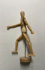 Statuina di legno snodabile h30cm