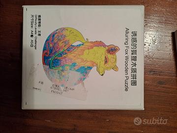 Puzzle legno - volpe