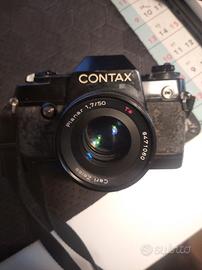 Contax 137 MD Quartz con Zeiss Planar 50 1.7